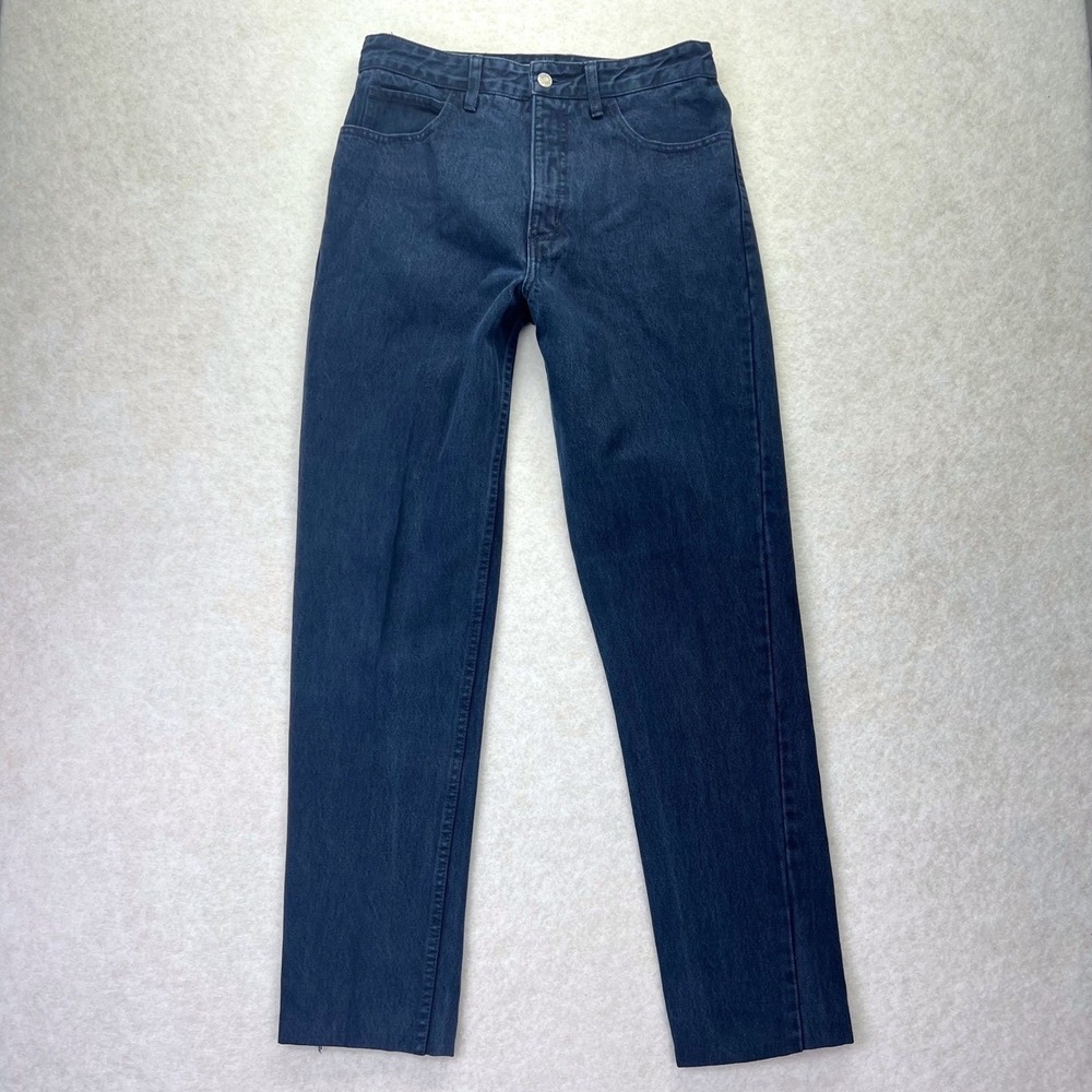 VTG Guess Jeans Straight Leg Women 30 Blue Vintage 80s Georges Marciano High Ris